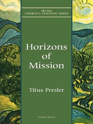 cover image of Horizons of Mission